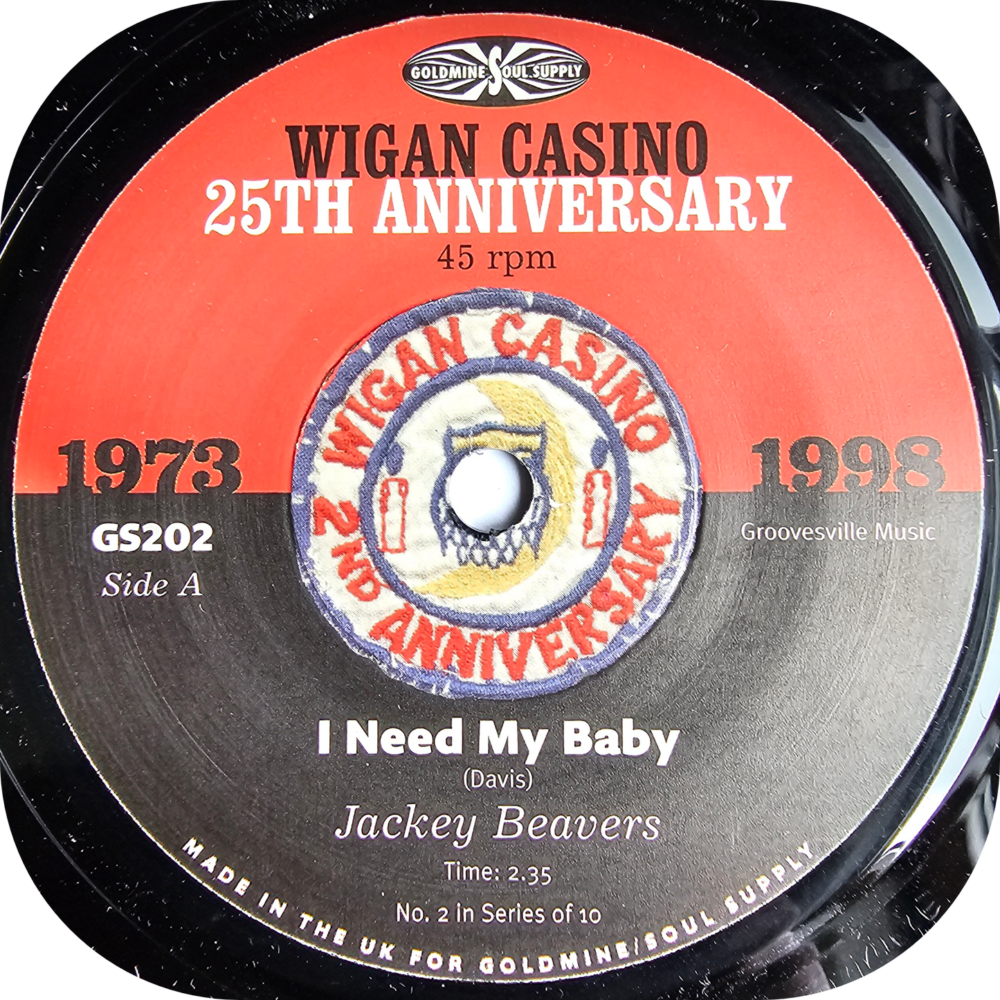 Jackey Beavers - I Need My Baby - Goldmine Wigan Casino