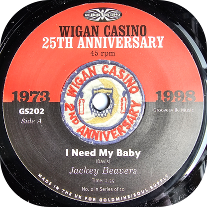 Jackey Beavers - I Need My Baby - Goldmine Wigan Casino