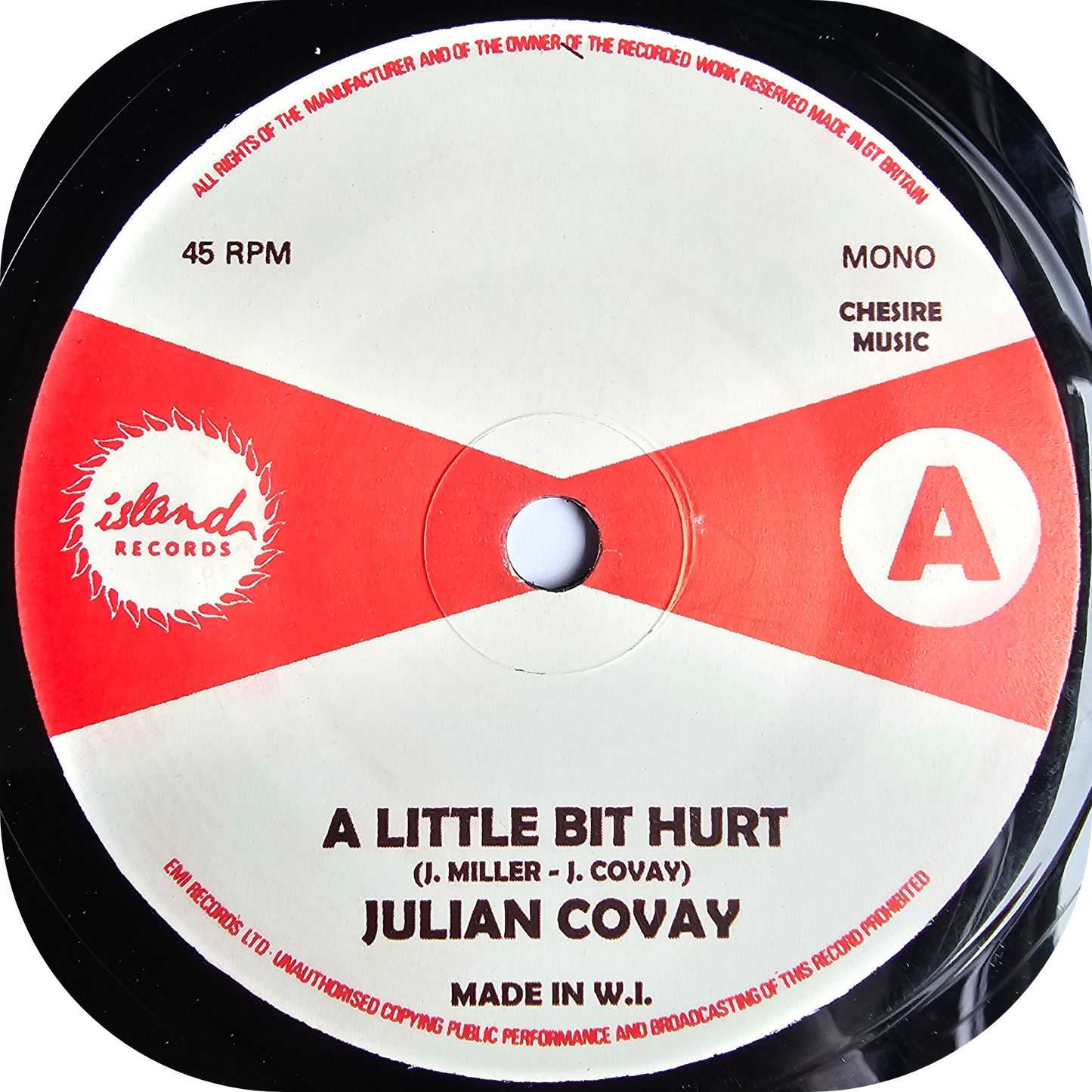 Julian Covey - A Little Bit Hurt - Island