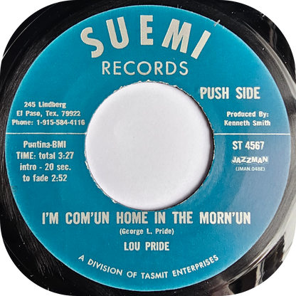 Lou Pride - The Suemi Sessions - Jazzman