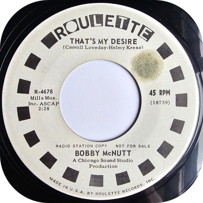 Bobby McNutt - I'm Gettin' Ready - Roulette DEMO
