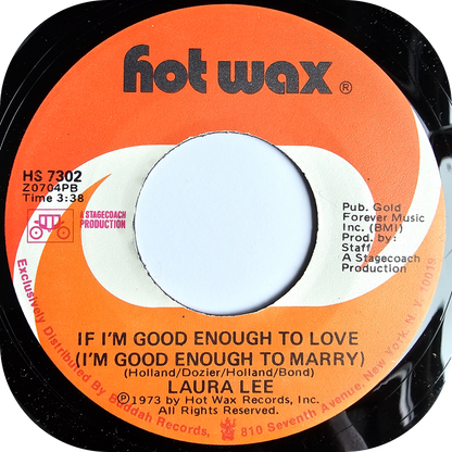 Laura Lee - If You Want To Try My Love Again - Hot Wax