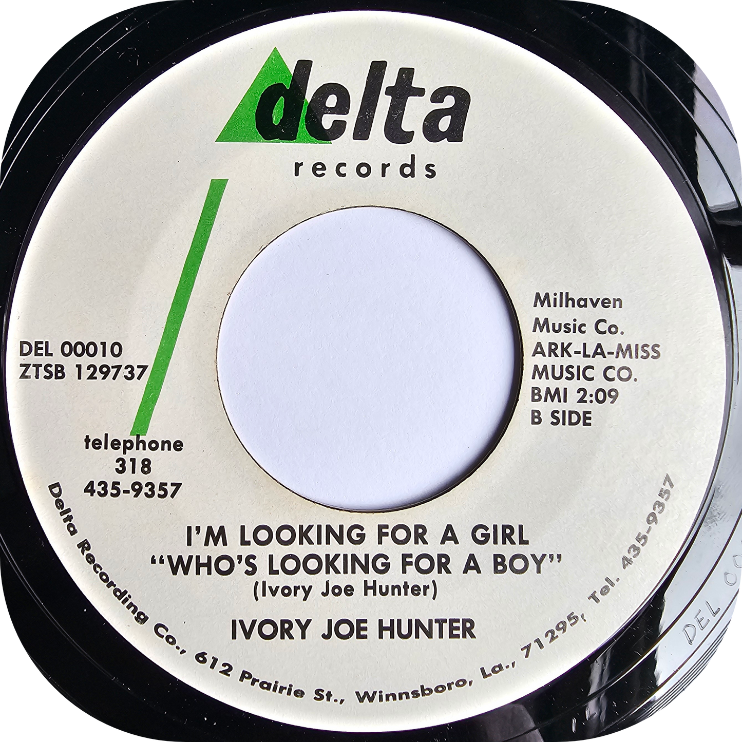 Ivory Joe Hunter - I'm Looking For A Girl - Delta