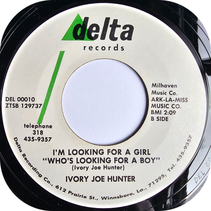 Ivory Joe Hunter - I'm Looking For A Girl - Delta