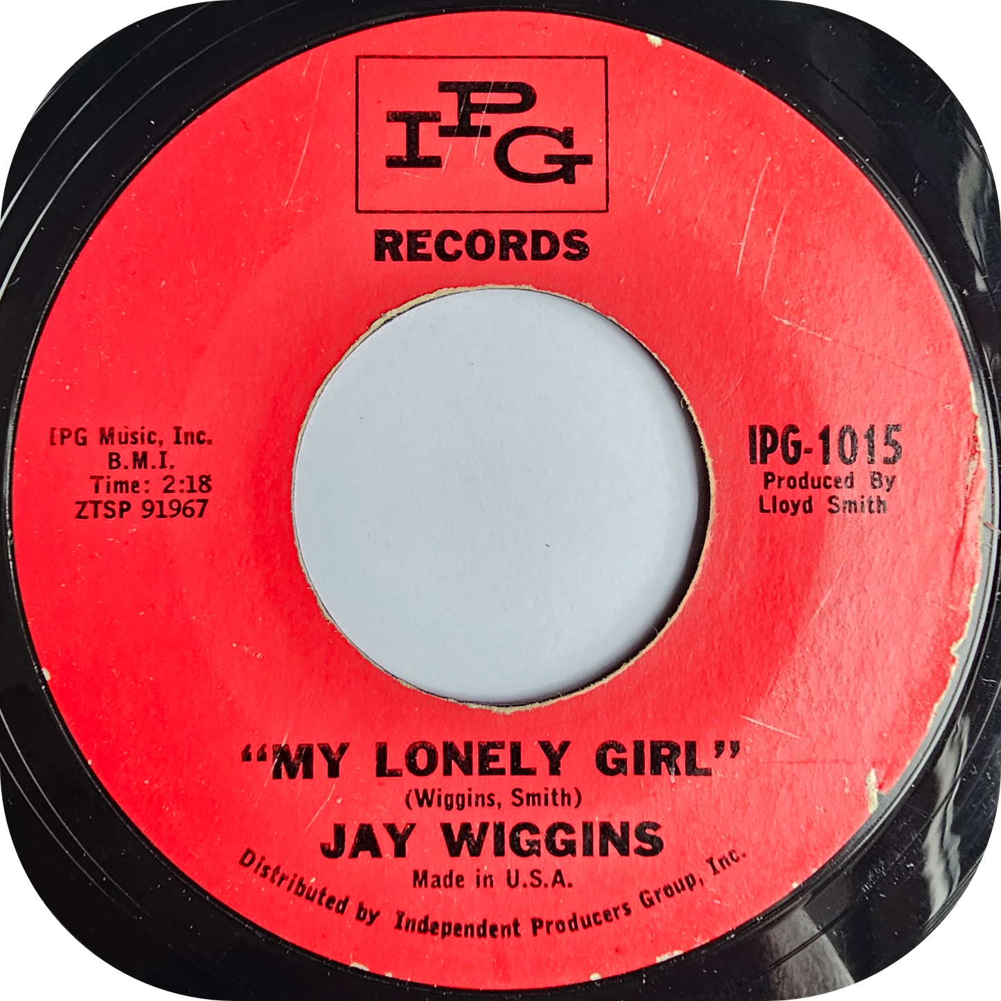 Jay Wiggins - My Lonely Girl - IPG
