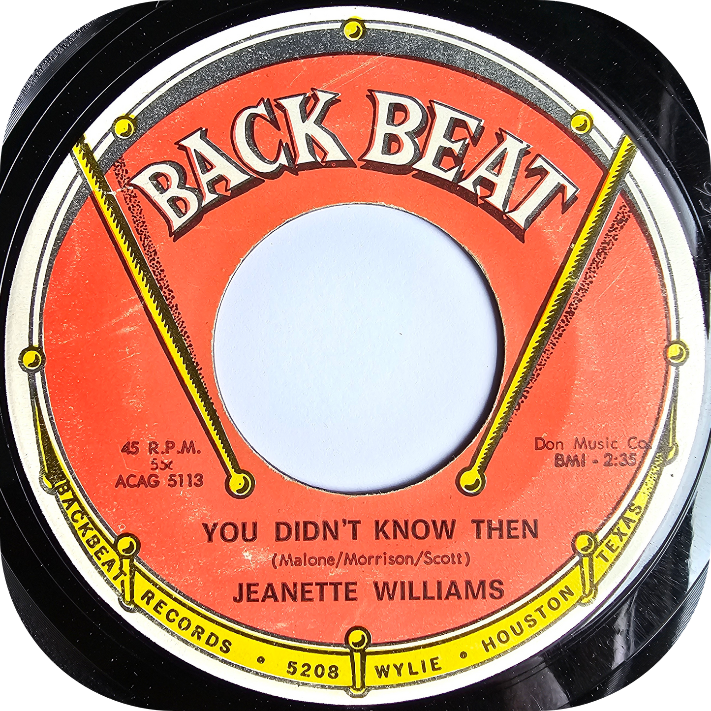 Jeanette Harper - You Didn't Know Then - Backbeat