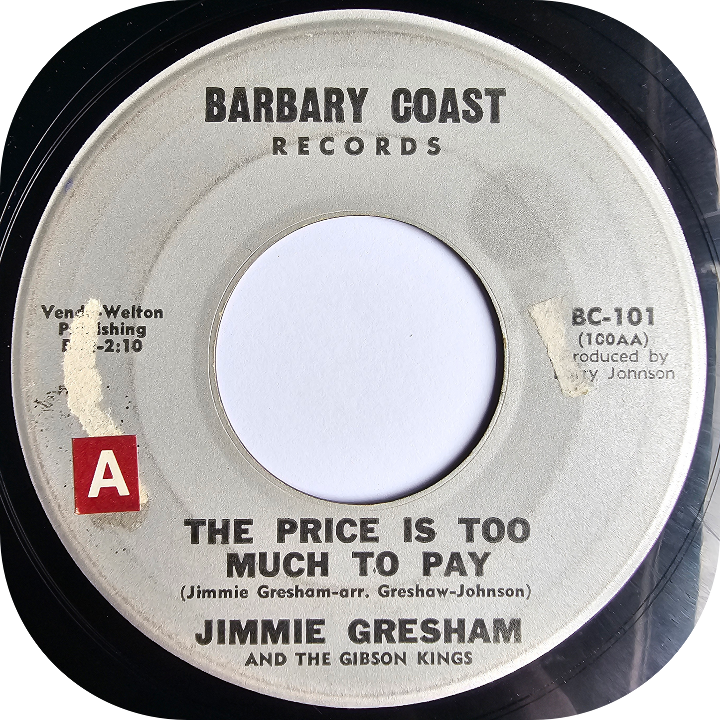 Jimmie Gresham - Be Prepared To Pay - Barbary Coast