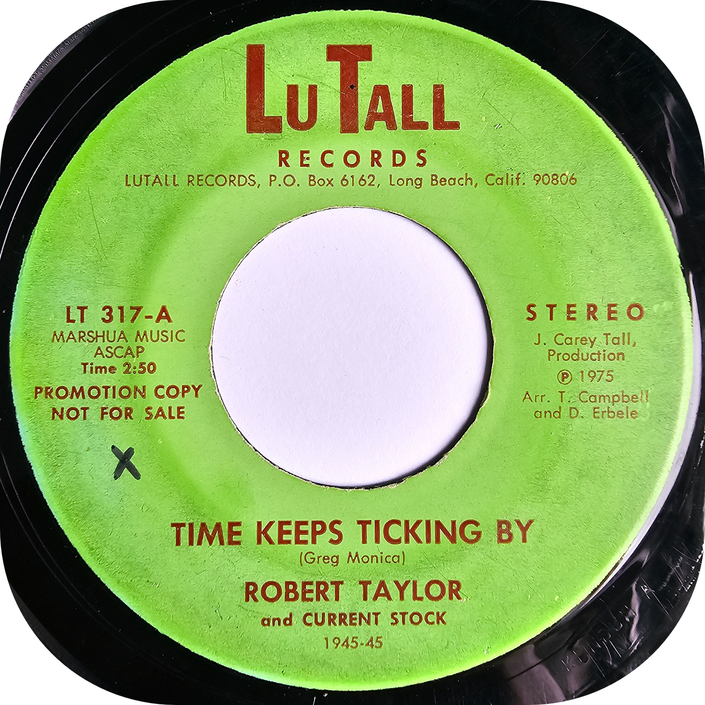 Robert Taylor - Time Keeps Ticking By - LuTall DEMO