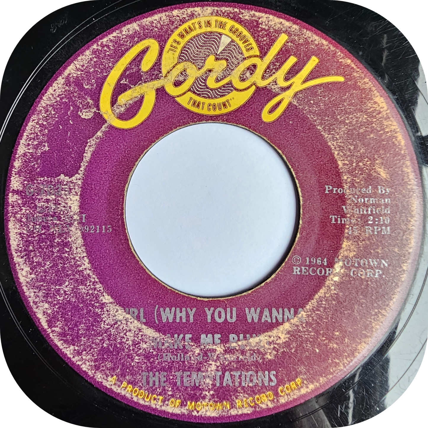 Temptations, The - Girl - Gordy