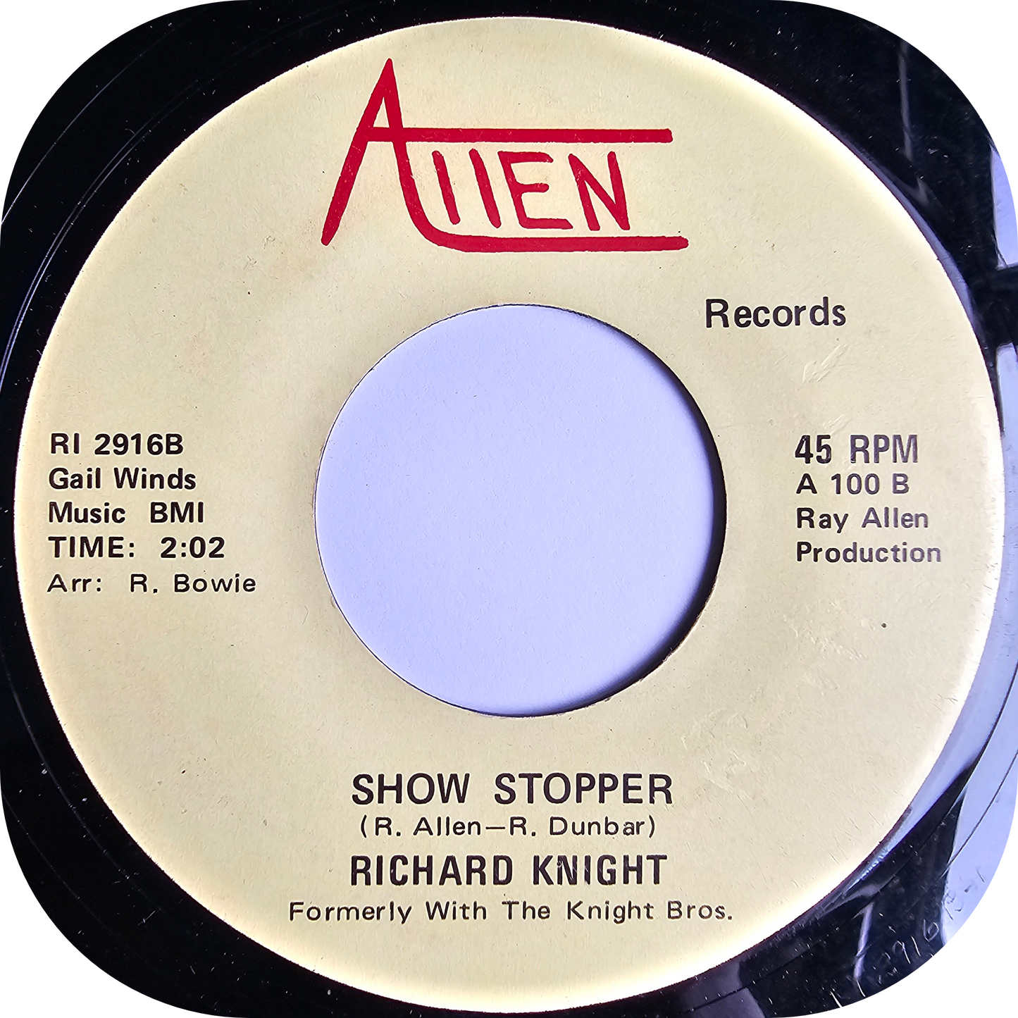 Richard Knight - Show Stopper - Allen