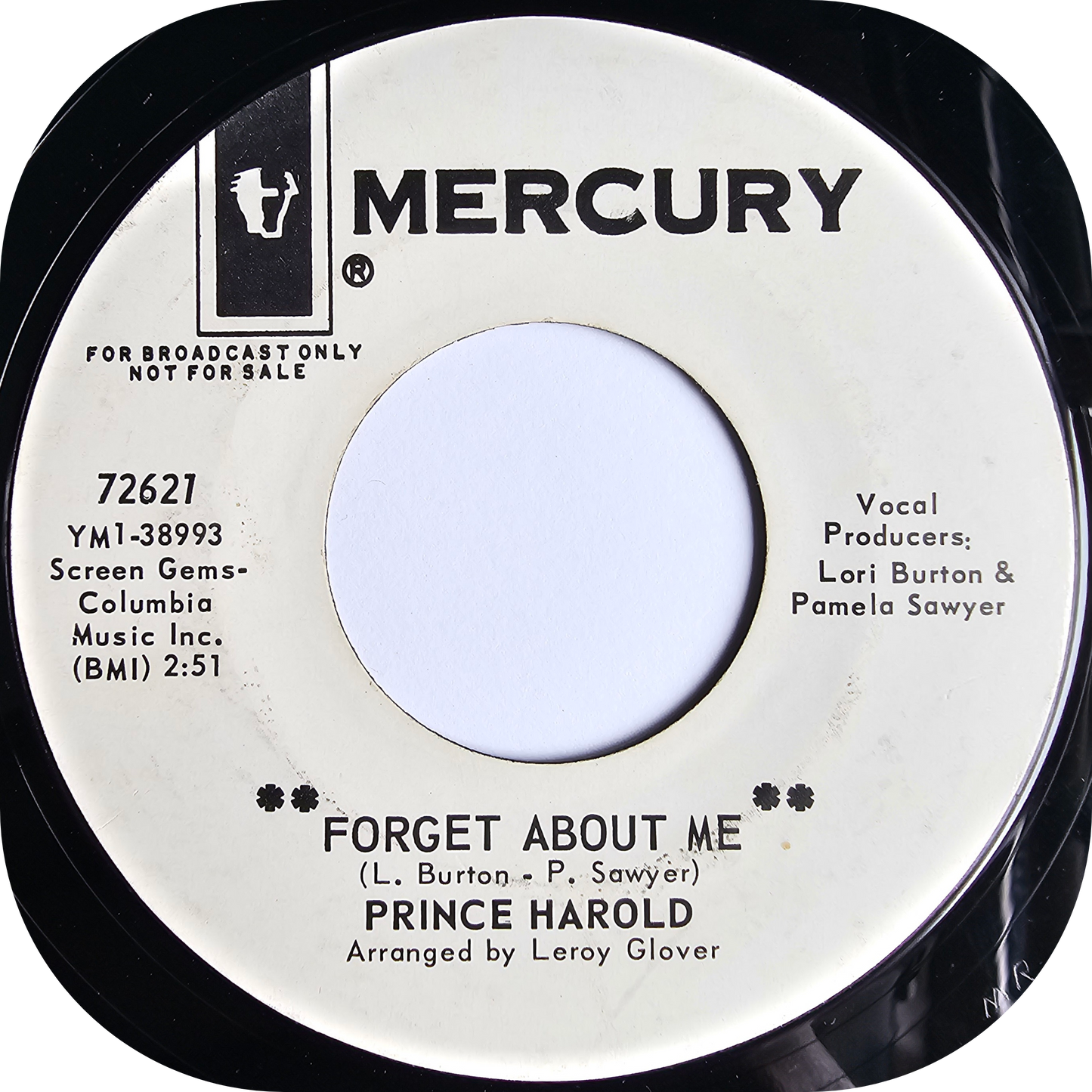 Prince Harold - Baby You've Got Me - Mercury DEMO