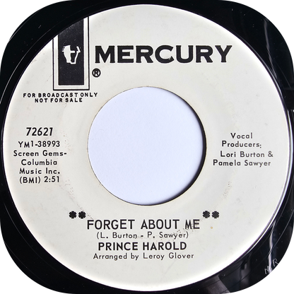 Prince Harold - Baby You've Got Me - Mercury DEMO