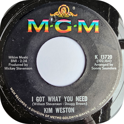 Kim Weston - I Got What You Need - MGM