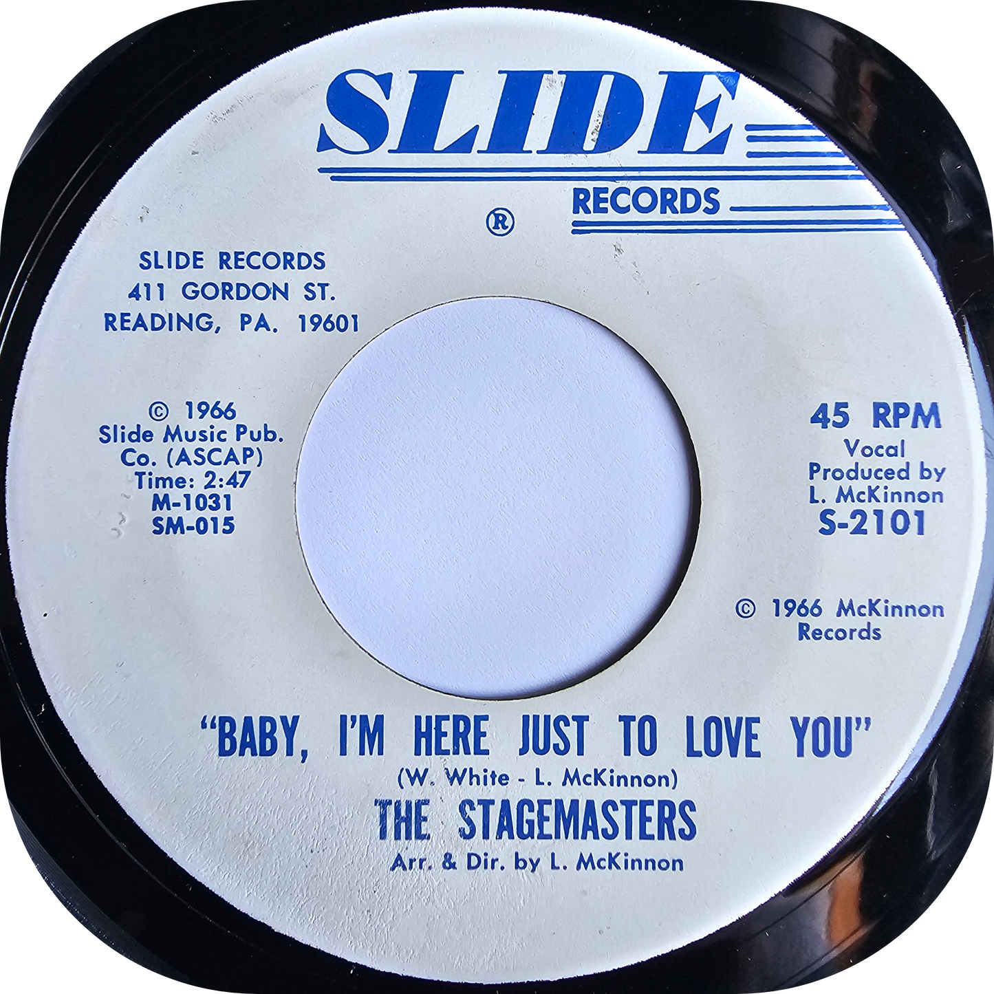 Stagemasters, The - Baby, I'm Here Just To Love You - Slide