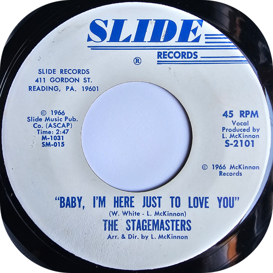 Stagemasters, The - Baby, I'm Here Just To Love You - Slide
