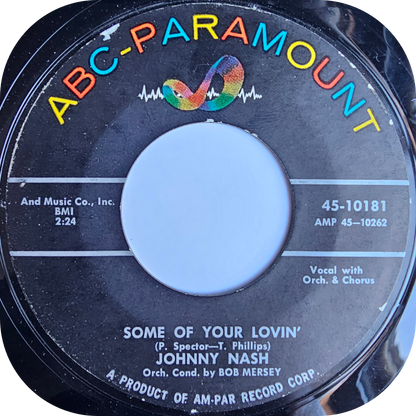 Johnny Nash - Some Of Your Lovin' - ABC