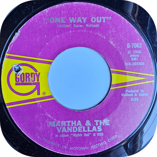 Martha Reeves - One Way Out - Gordy