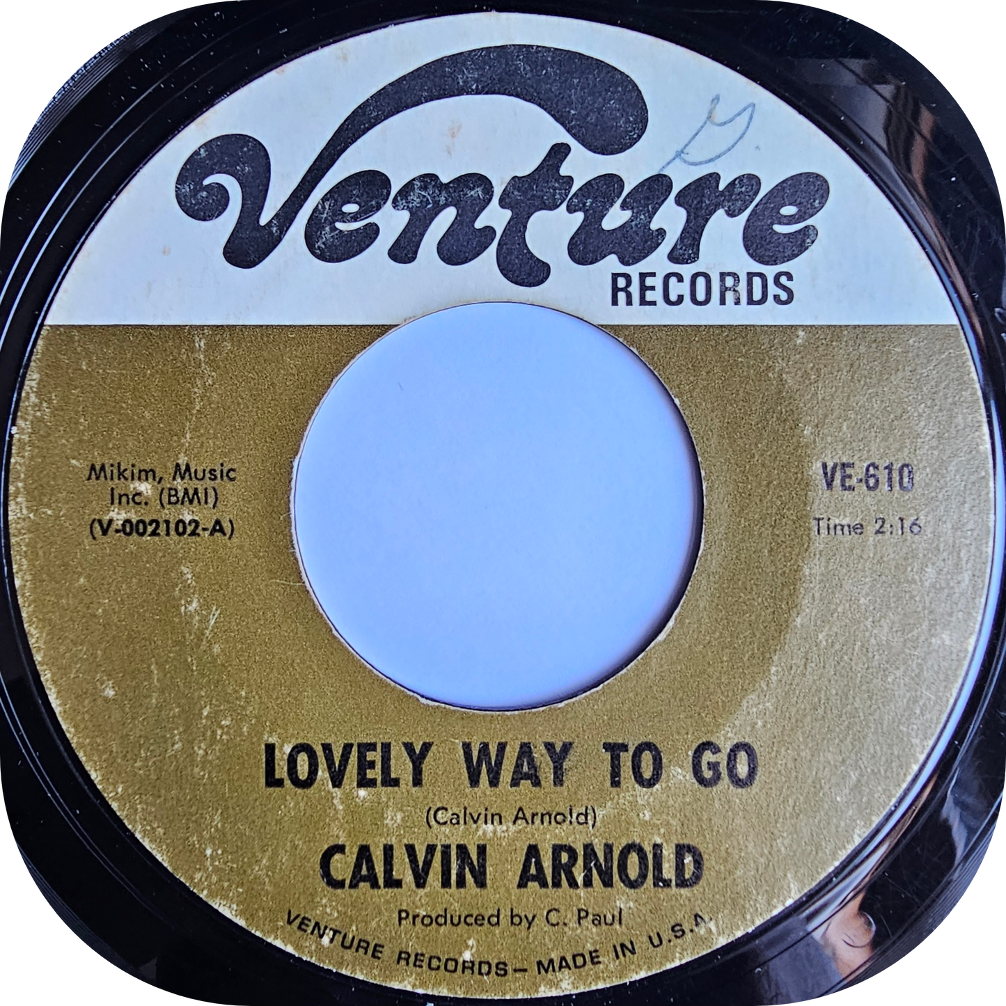 Calvin Arnold - Lovely Way To Go - Venture