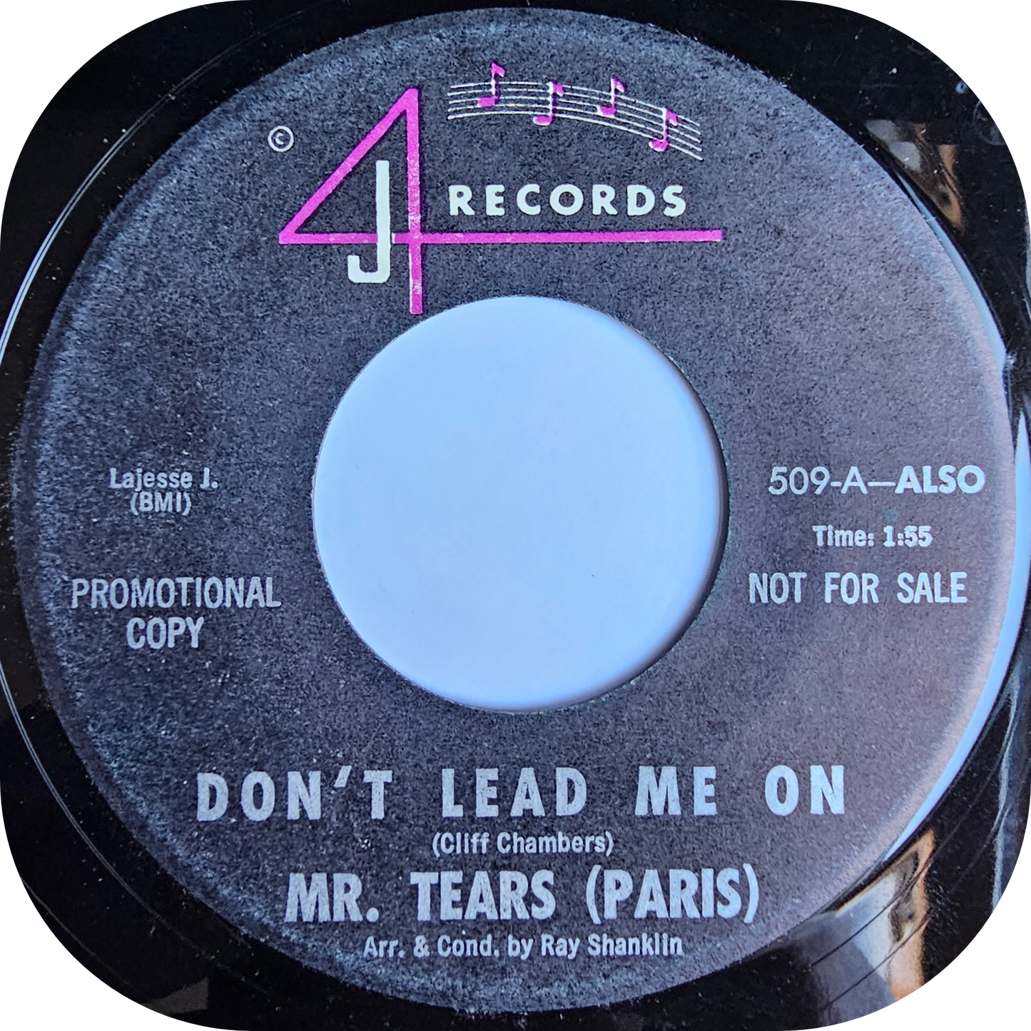 Mr Tears (Paris) - Don't Lead Me On - 4J DEMO