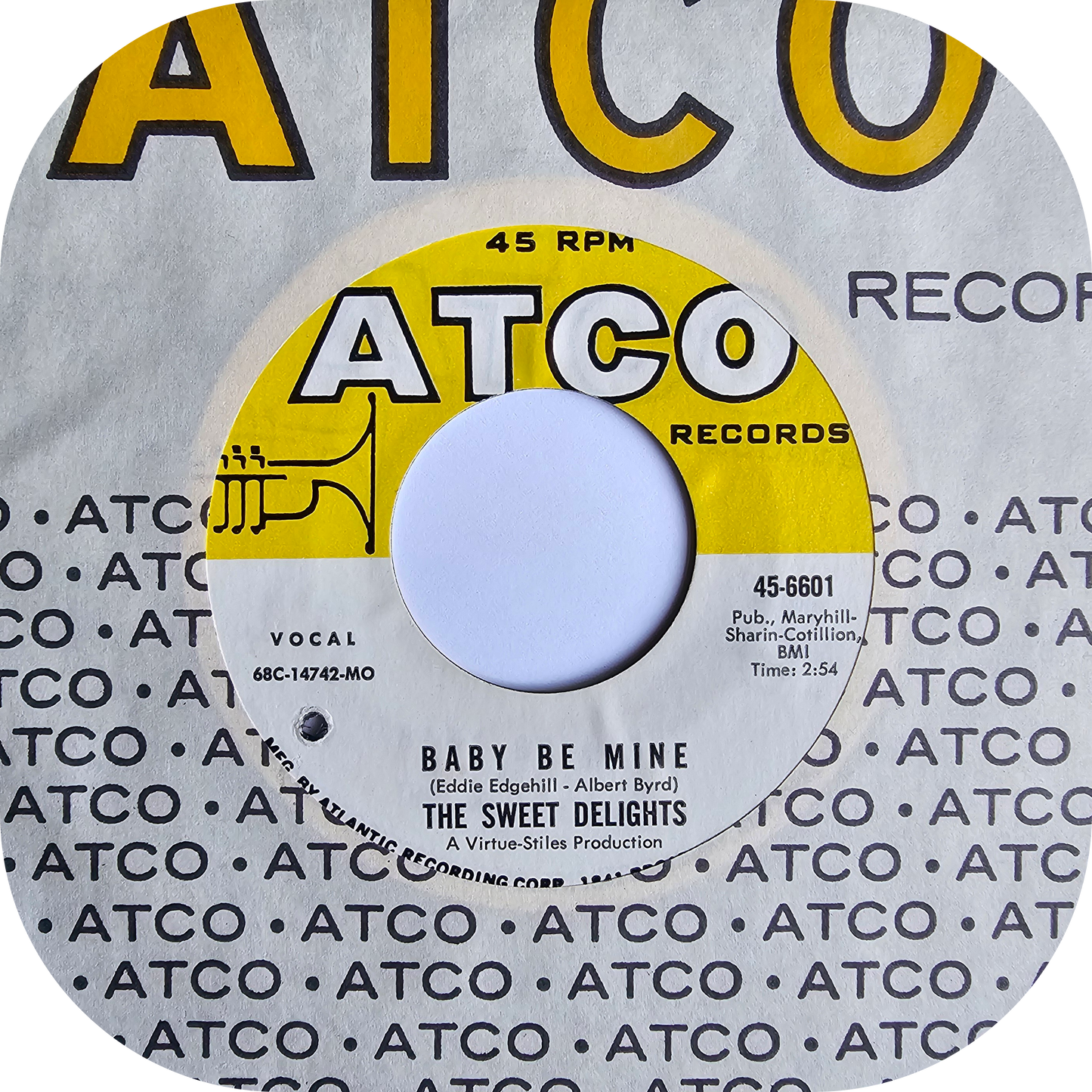Sweet Delights, The - Baby Be Mine - Atco