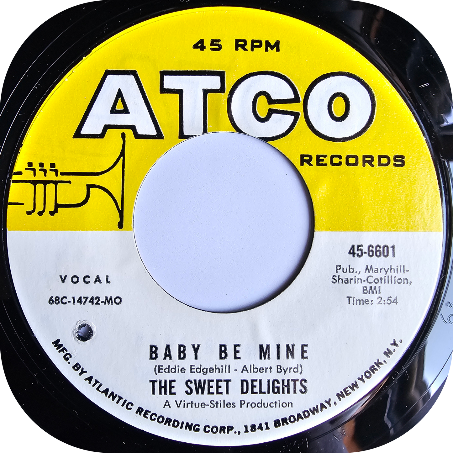 Sweet Delights, The - Baby Be Mine - Atco