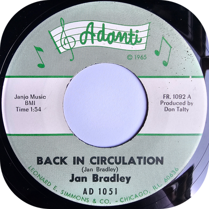 Jan Bradley - Back In Circulation - Adanti
