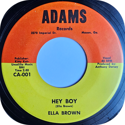 Ella Brown - Hey Boy - Adams