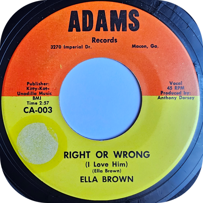 Ella Brown - Hey Boy - Adams