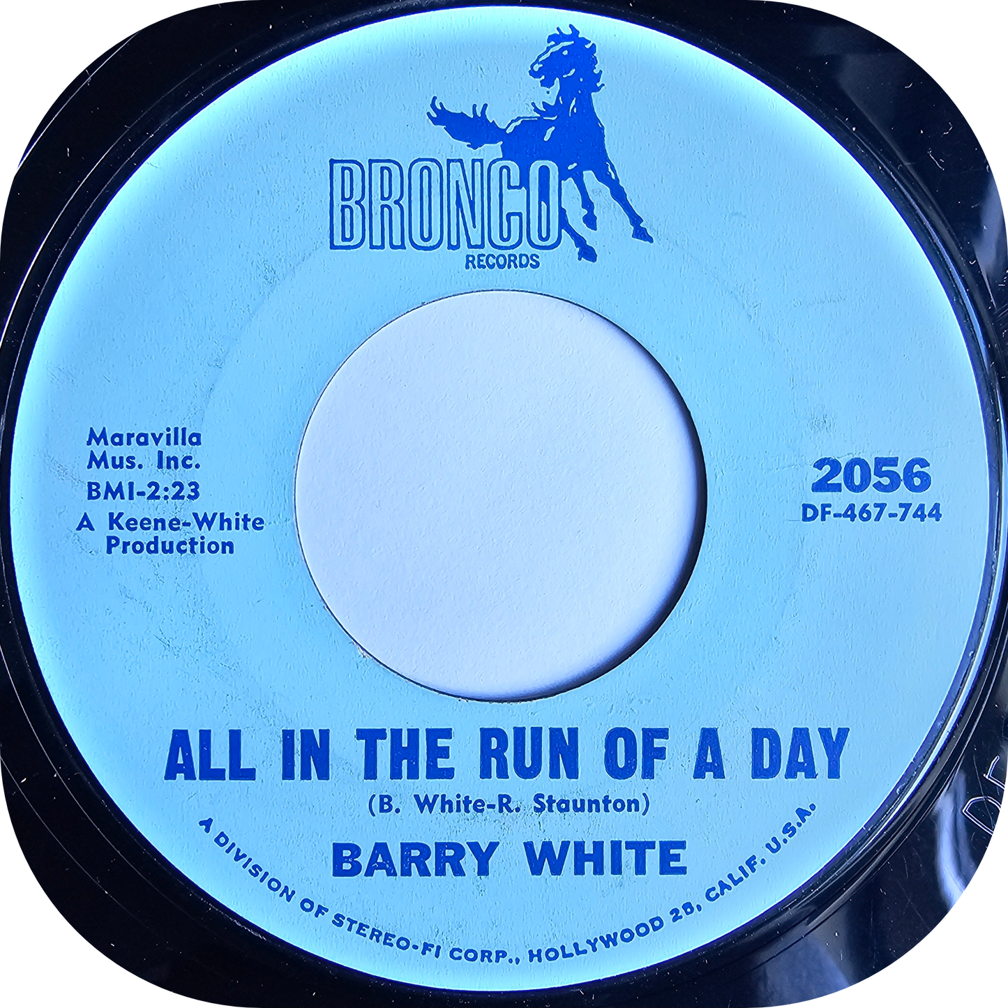 Barry White - All In The Run Of A Day - Bronco