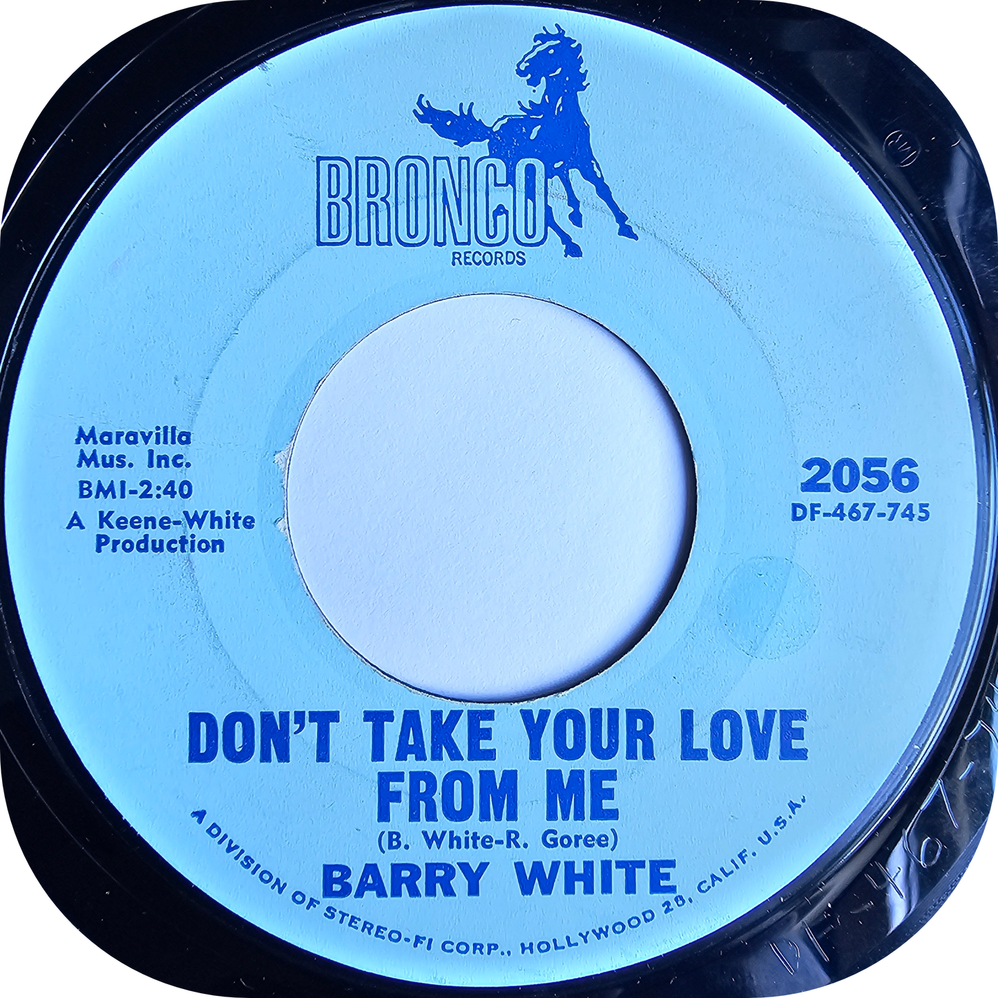 Barry White - All In The Run Of A Day - Bronco