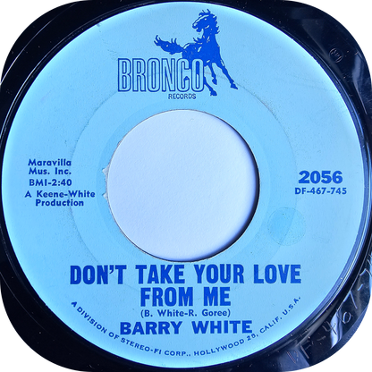 Barry White - All In The Run Of A Day - Bronco