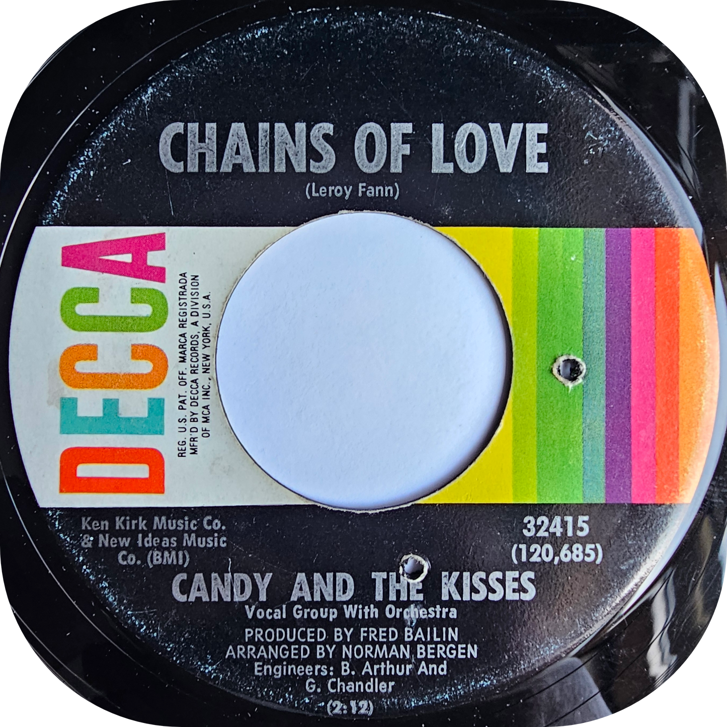 Candy & The Kisses - Chains Of Love - Decca