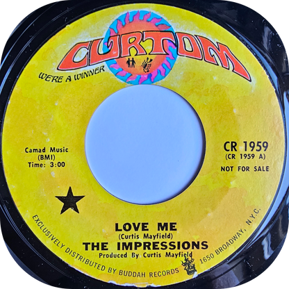 Impressions, The - Love Me - Curtom DEMO