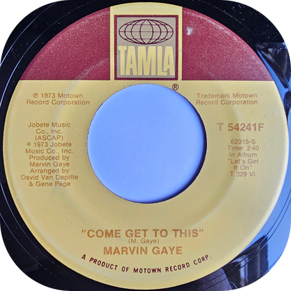 Marvin Gaye - Come Get To This - Tamla