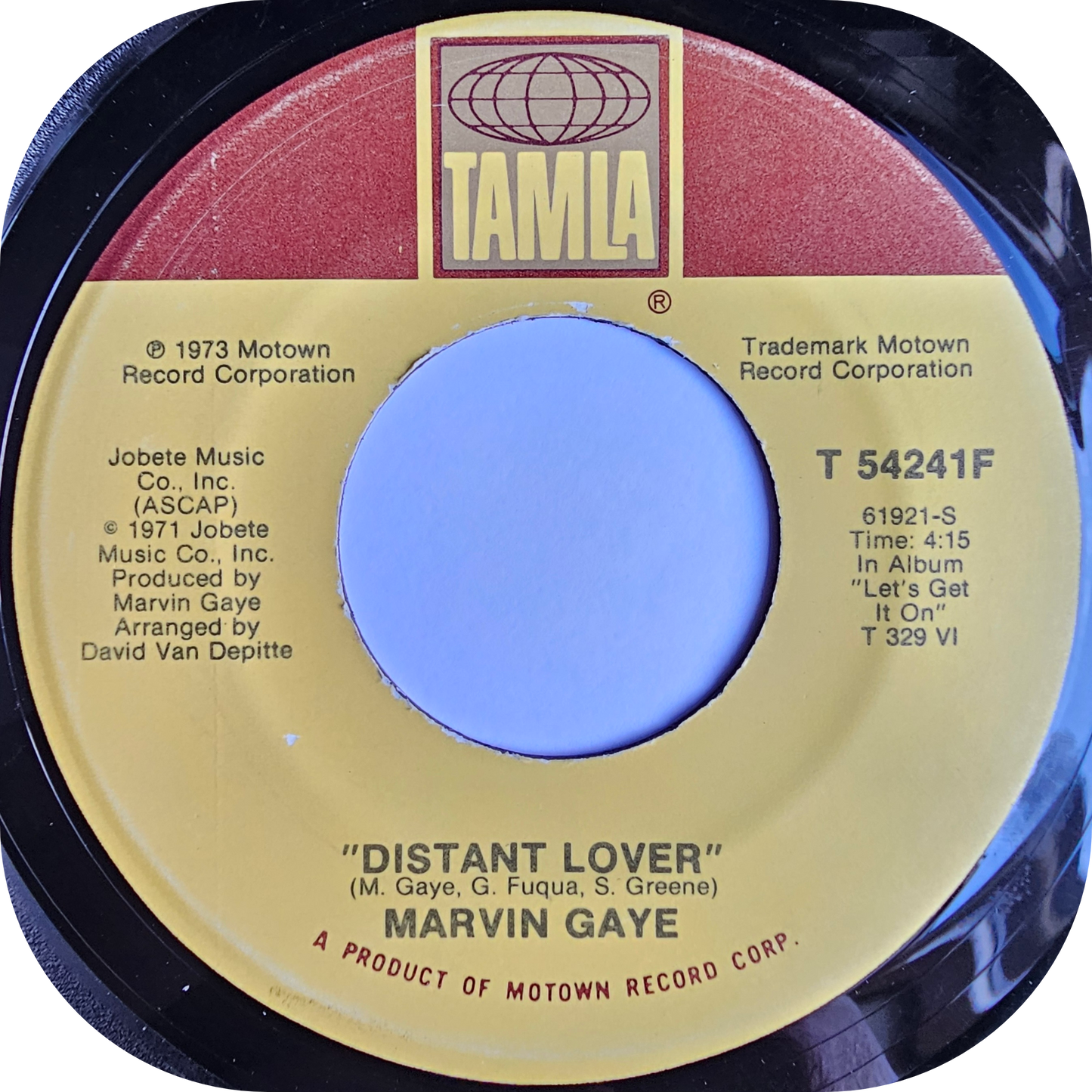 Marvin Gaye - Come Get To This - Tamla