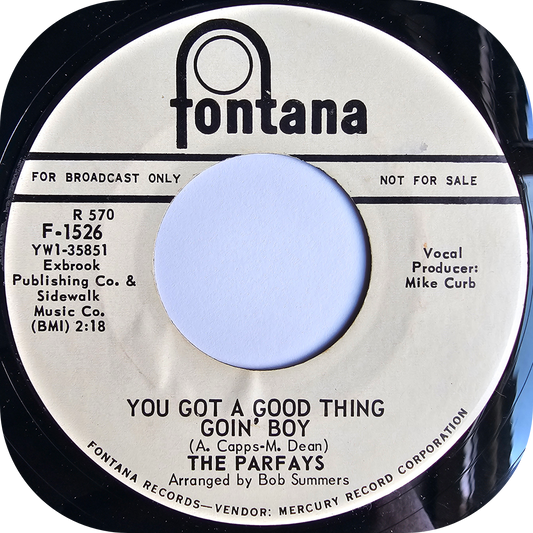 Parfays, The - You Got A Good Thing Goin' Boy - Fontana DEMO