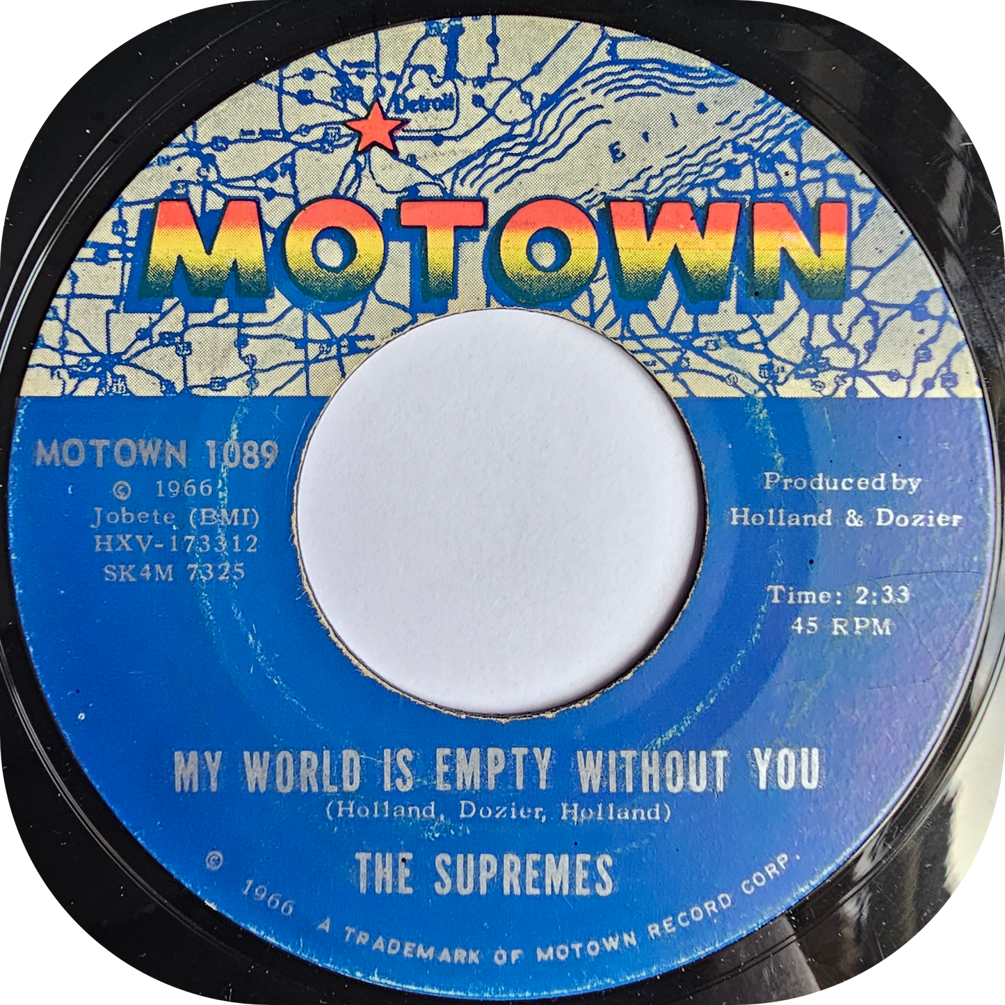 Supremes, The - My World Is Empty Without You - Motown