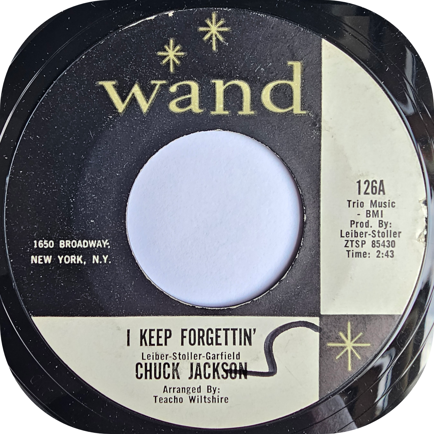 Chuck Jackson - Who's Gonna Pick Up The Pieces - Wand
