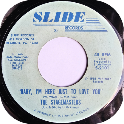 Stagemasters, The - Baby I'm Here Just To Love You - Slide