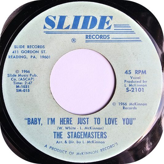 Stagemasters, The - Baby I'm Here Just To Love You - Slide