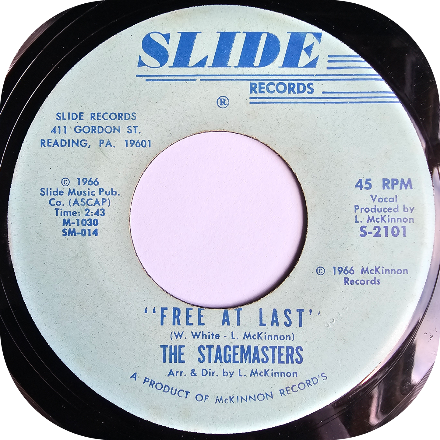Stagemasters, The - Baby I'm Here Just To Love You - Slide