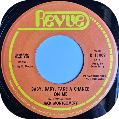 Jack Montgomery - Baby, Baby, Take A Chance On Me - Revue DEMO