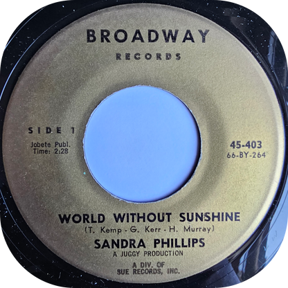 Sandra Phillips - World Without Sunshine - Broadway