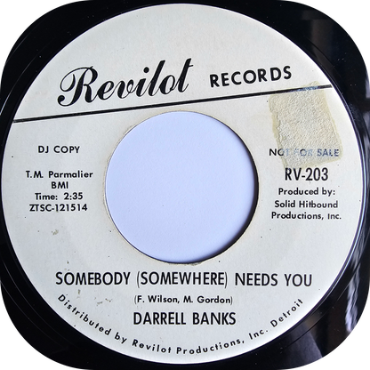 Darrell Banks - Somebody (Somewhere) Needs You - Revilot DEMO