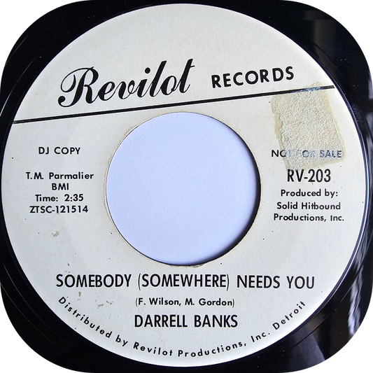 Darrell Banks - Somebody (Somewhere) Needs You - Revilot DEMO