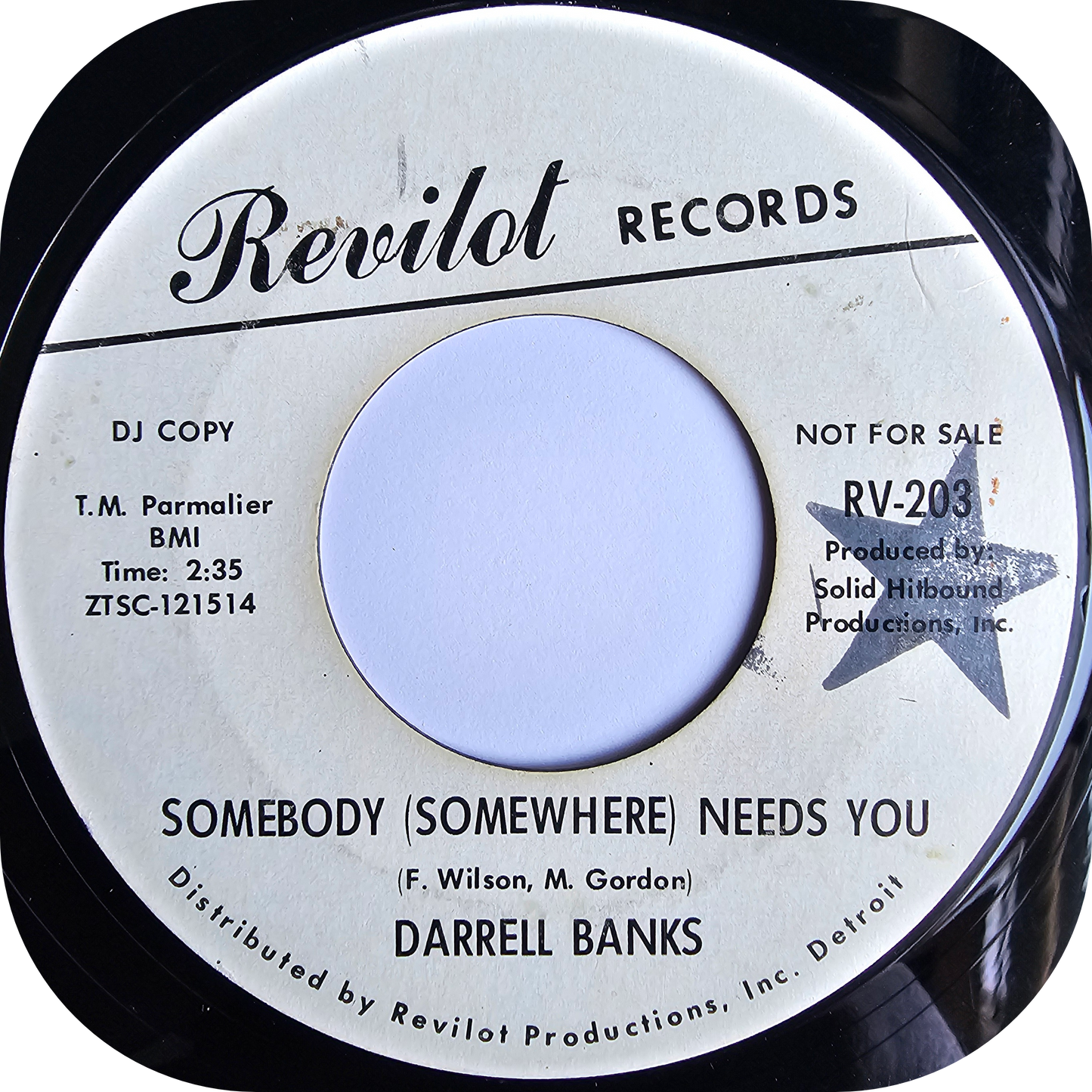 Darrell Banks - Somebody (Somewhere) Needs You - Revilot DEMO