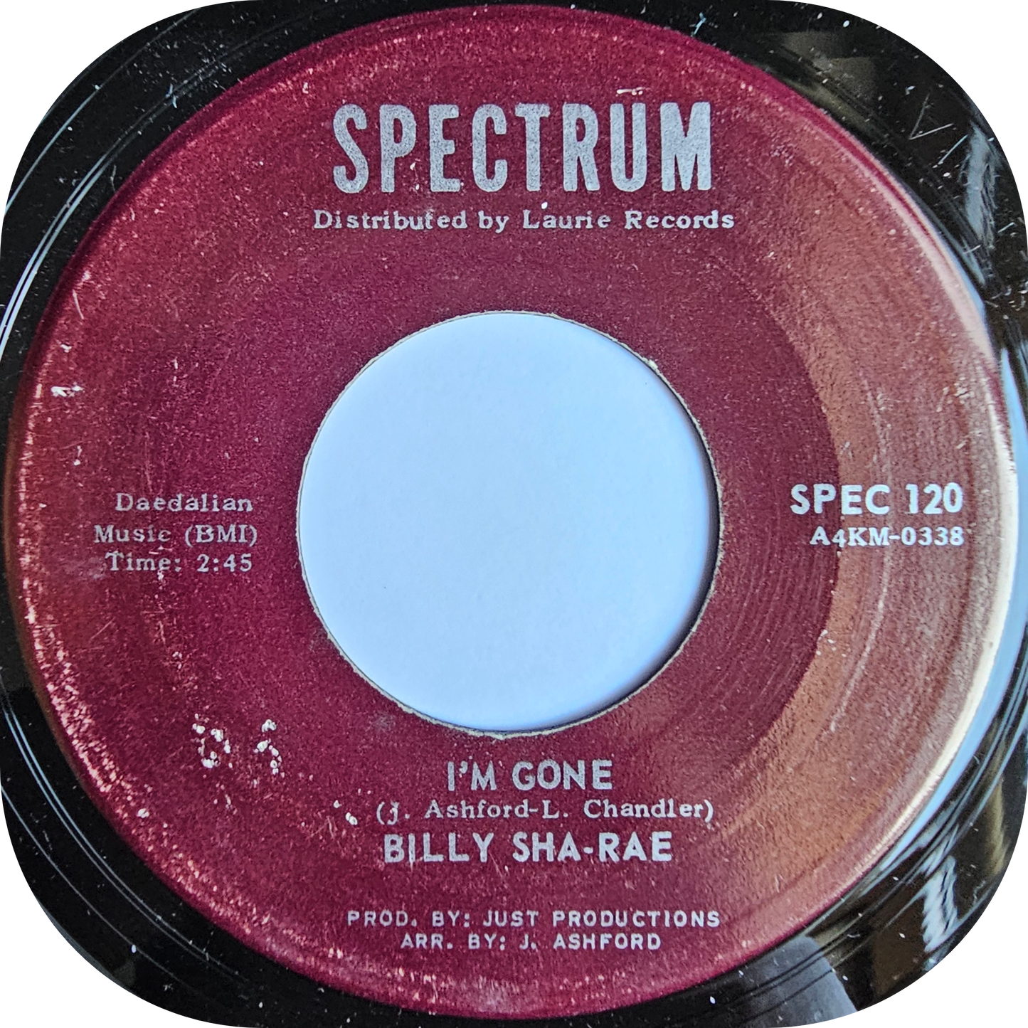 Billy Sha Rae - I'm Gone - Spectrum