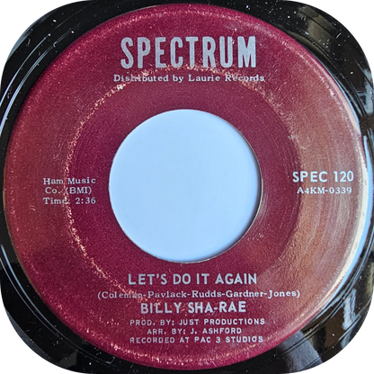 Billy Sha Rae - I'm Gone - Spectrum