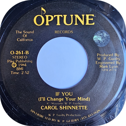 Carol Shinette - Handsome Man - Optune