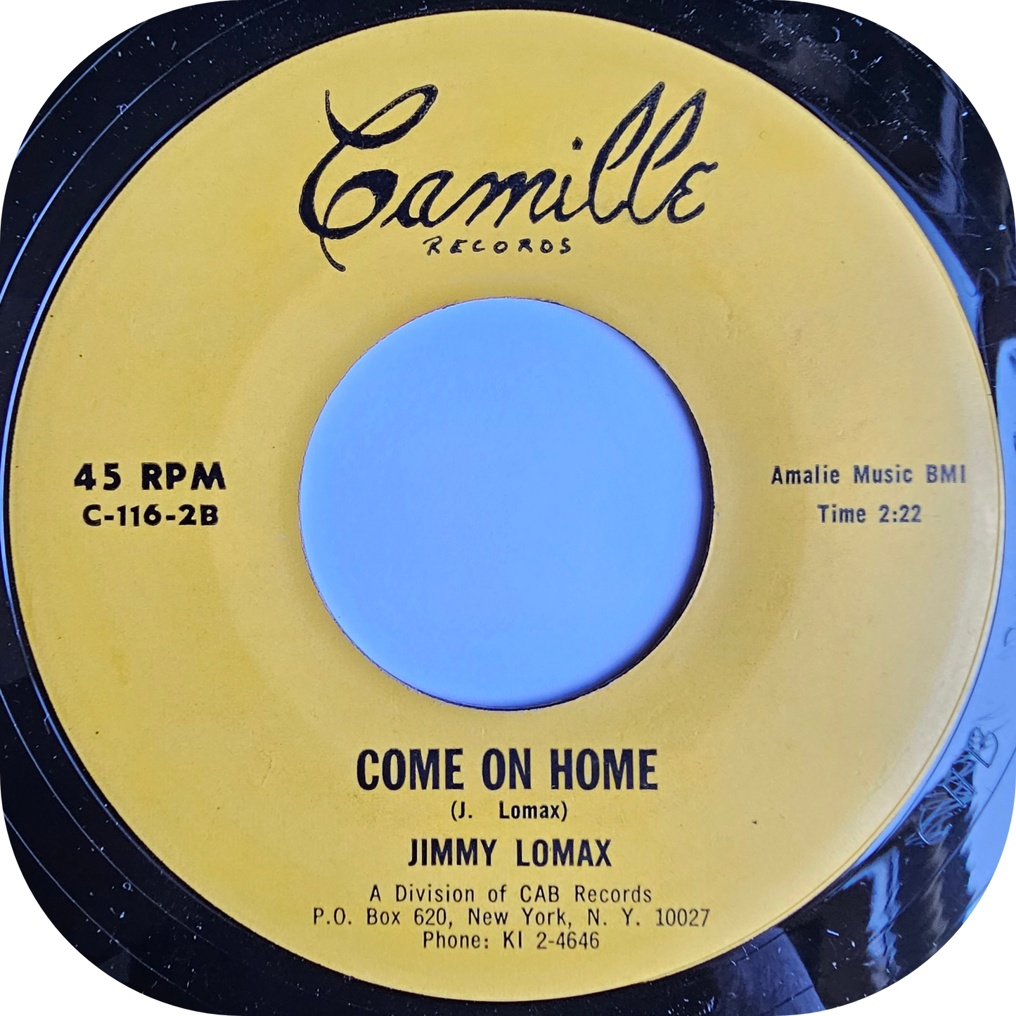 Jimmy Lomax - Come On Home - Camille